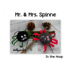 ITH Stickdatei - Mr. & Mrs. Spinne
